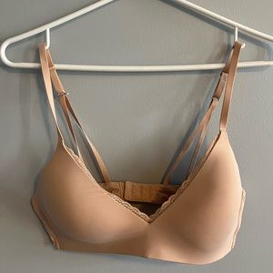 Aerie beige plunge bra - 34C